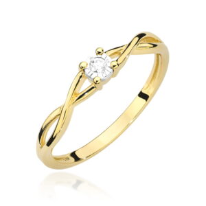 Pierścionek Diament 0,03ct