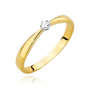 Pierścionek Diament 0,04ct