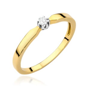 Pierścionek Diament 0,04ct