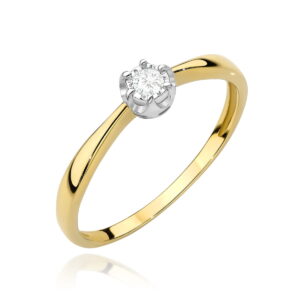 Pierścionek Diament 0,06ct