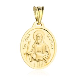 Medalik złoty święty Juda Tadeusz