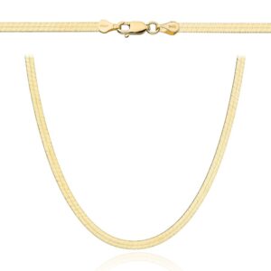 Łańcuch złoty taśma 45cm