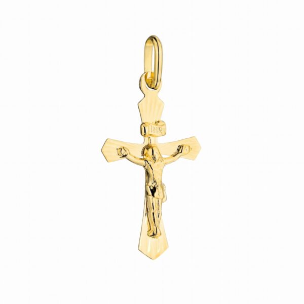 Krzyżyk diamentowany z Jezusem - obrazek 2