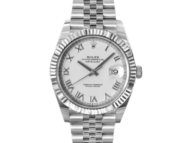 Rolex Datejust 41 White Roman Dial