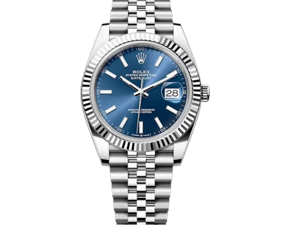 Rolex Datejust 41mm Blue Stick Dial