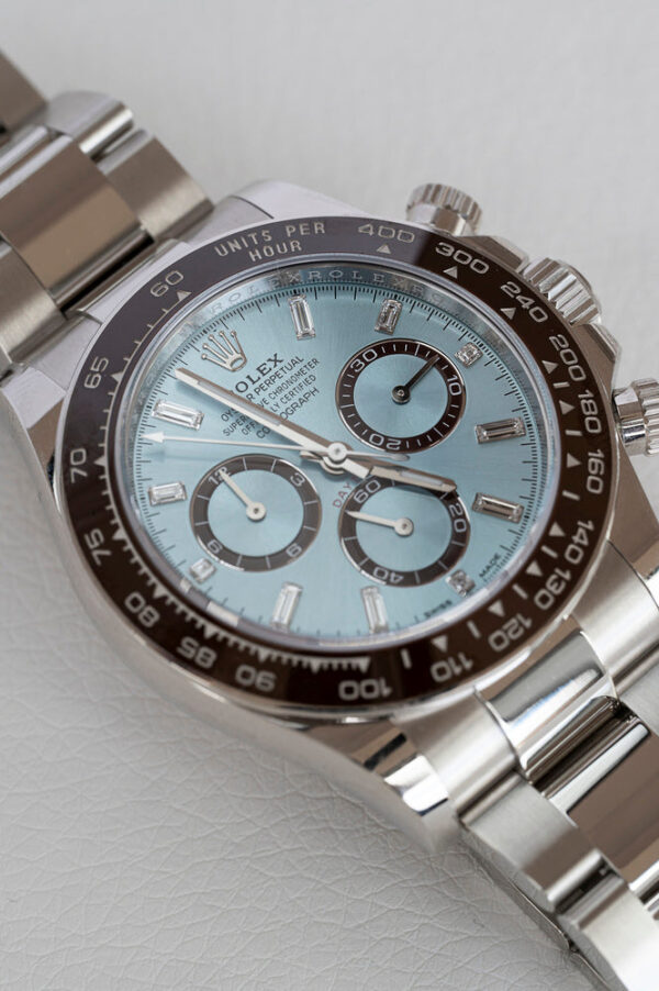 Rolex Daytona Platinum Baguette Dial - obrazek 3