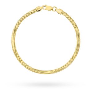 Bransoletka złota żmijka - 3,3 mm
